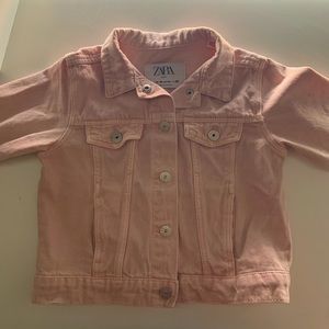 Zara Denim Jacket - Pink